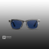 Ray-Ban Wayfarer (Gen 2) Глянцевый Прозрачно-Серый с Прозрачно-Сапфировыми Линзами